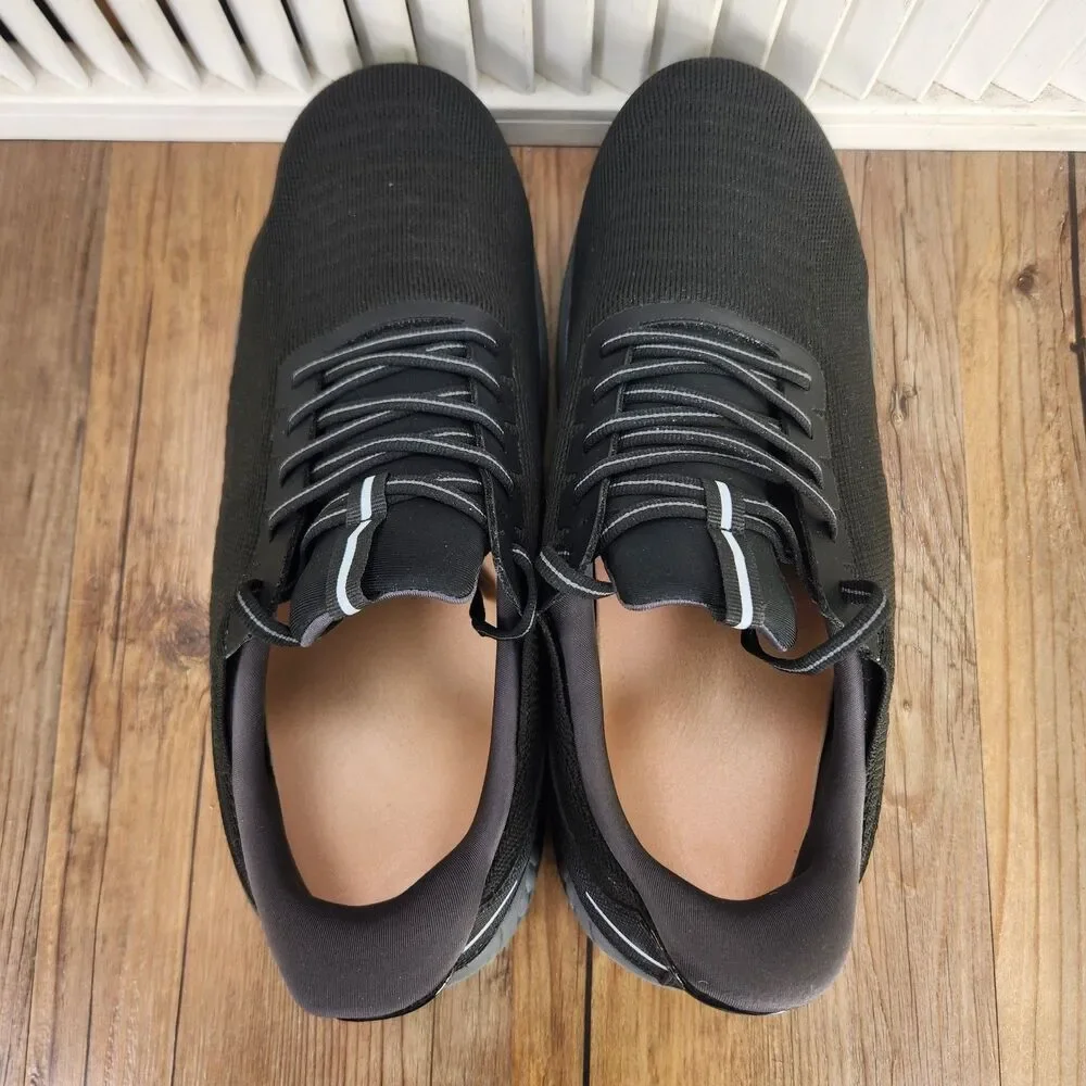 Orthofeet Yari Hands Free Sneaker Mens Sz 13 4E X-Wide Black Walking Shoes 20011